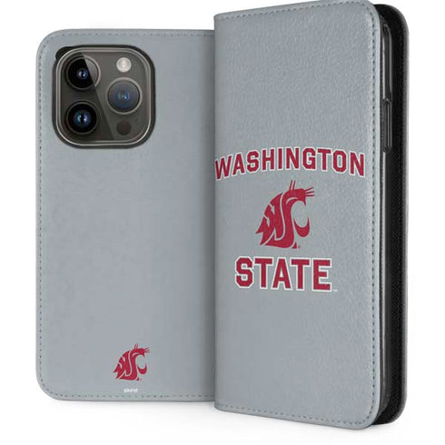 Washington State University Logo iPhone 15 Pro Folio Case